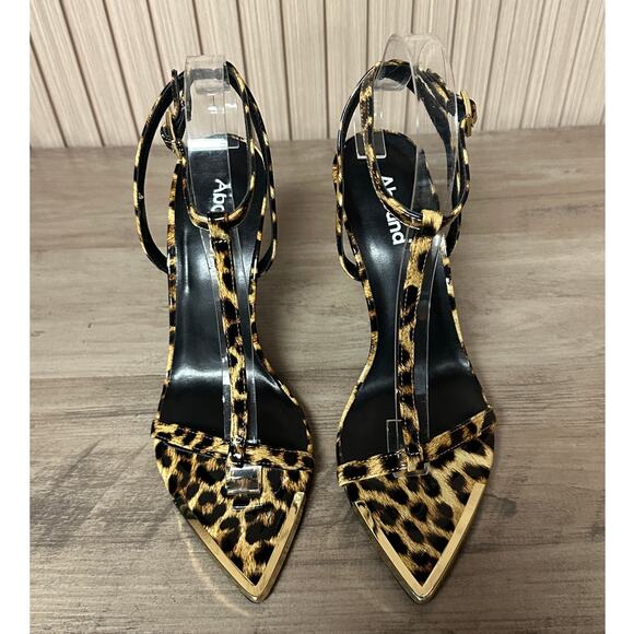 Abound Women’s Lola Spike Heel Sandals Animal Print Size 7M - Picture 8 of 10